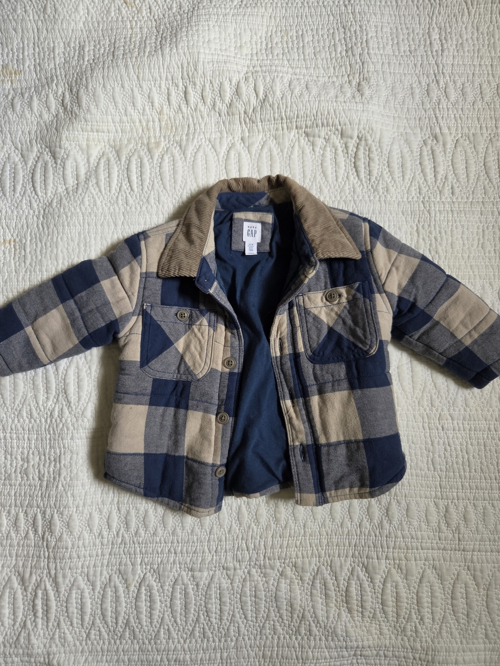 GAP 18M Plaid Toddler Shacket